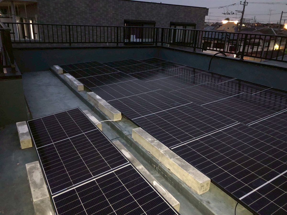 江東区 太陽光発電・蓄電池・V2Hの施工事例