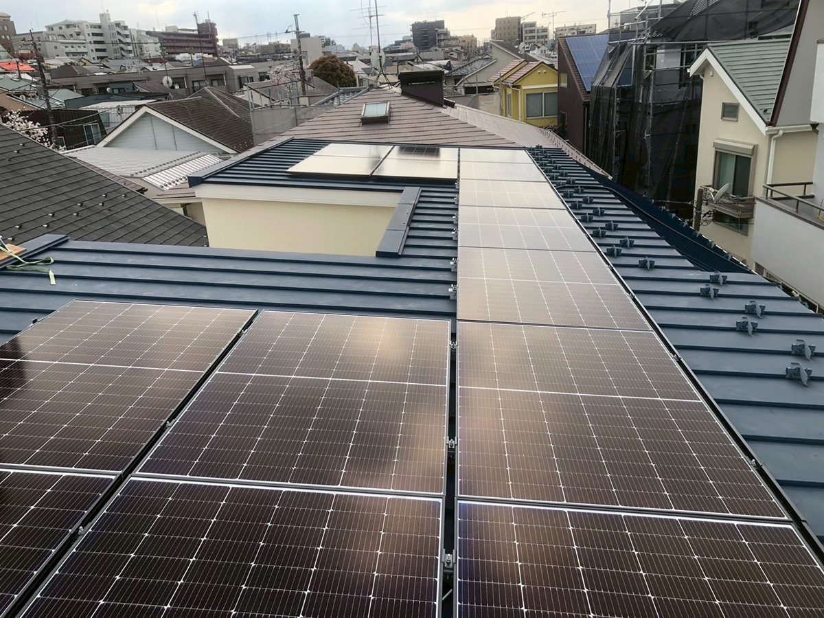 世田谷区 太陽光発電・蓄電池の施工事例